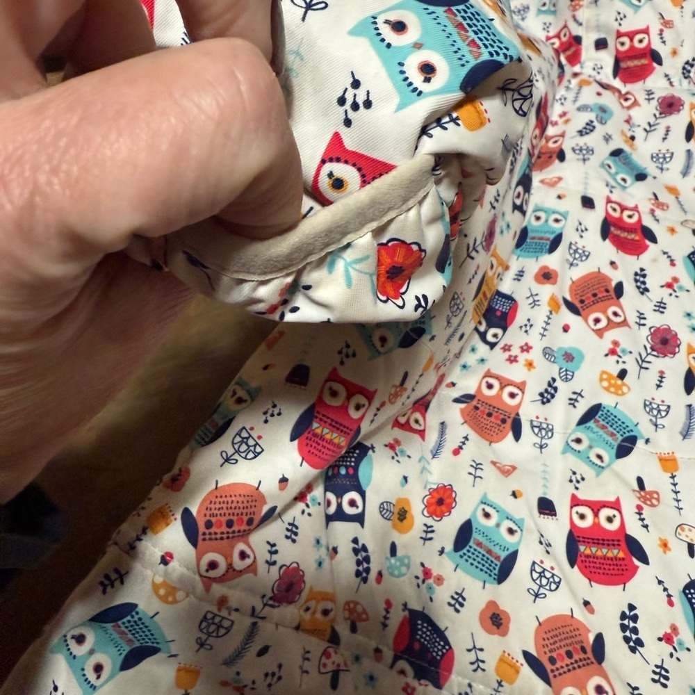 ROXY Dryflight 10K technology Colorful Owl Print Baby Snowsuit Baby Sz 18 Months - Picture 12 of 12